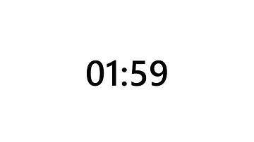 Timer for 1 minute and 59 seconds