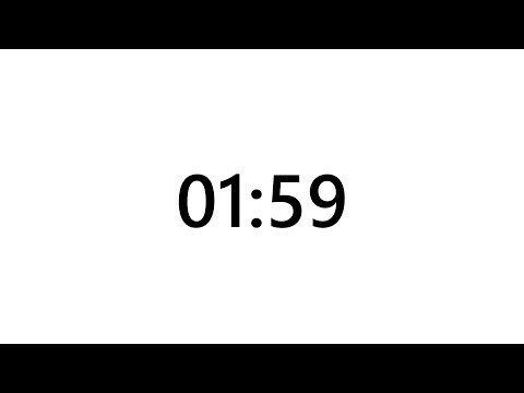 Timer for 1 minute and 59 seconds