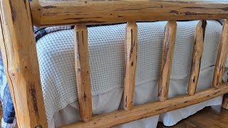 Full Bed Skirt from Bare Home To Cover A Metal Bed Frame