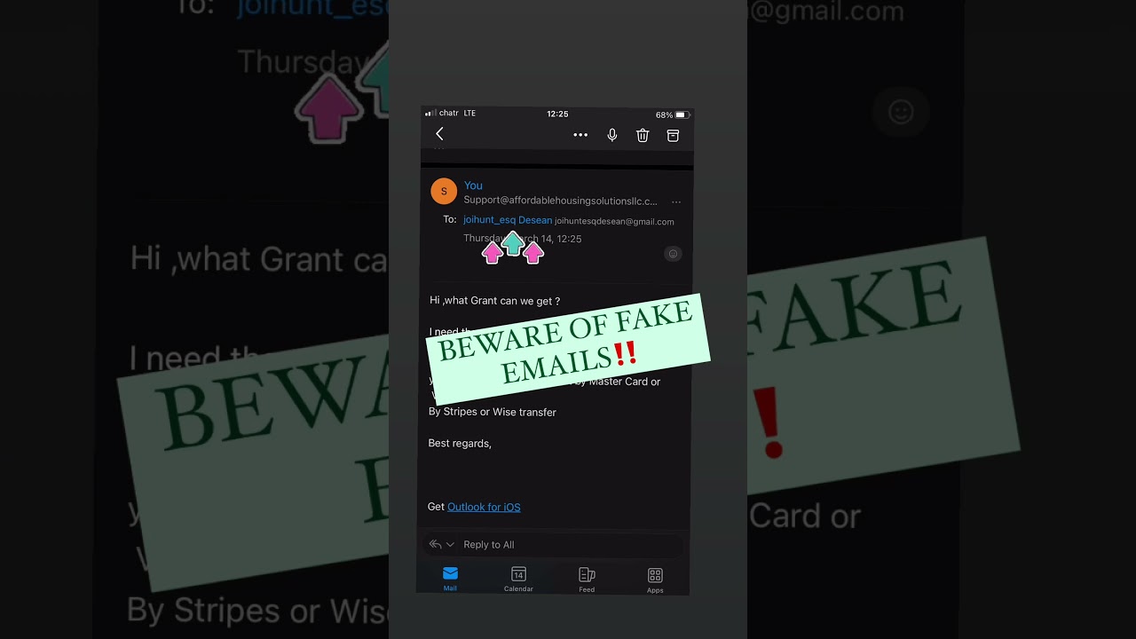 Beware of Fake Emails