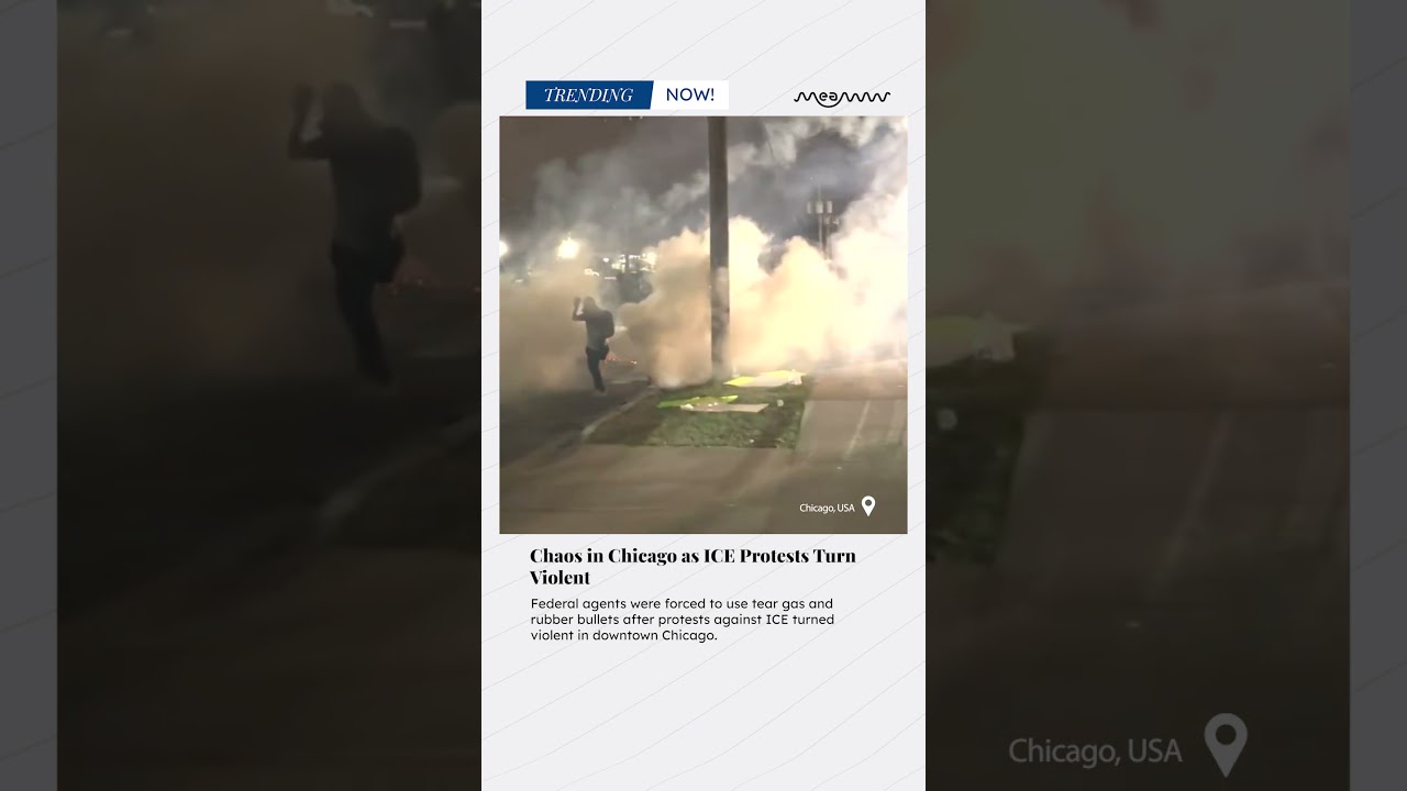 Chaos in Chicago as ICE Protests Turn Violent