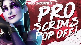 I DESTROYED TRIOS ENDGAME SCRIMS!!!!!!! (29 POINTS IN 1 GAME!!)