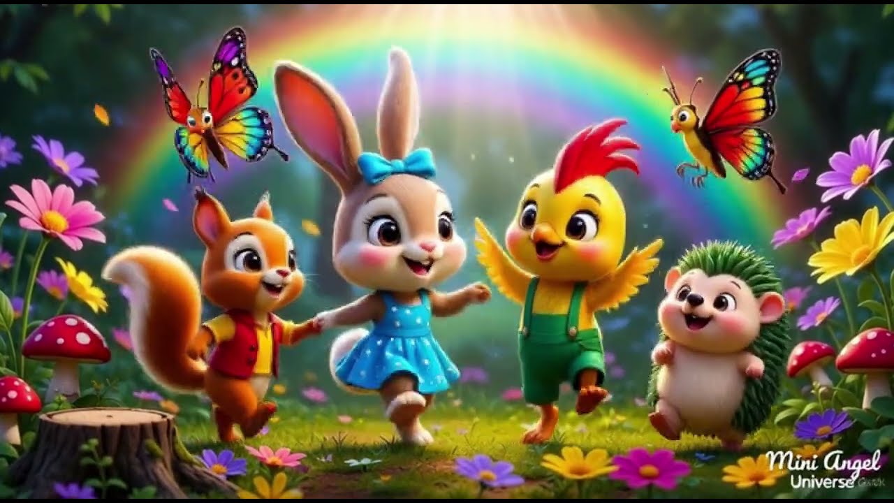 Peekaboo Garden Friends 🌼🐞 | Fun Kids Song | Playful Nursery Rhyme