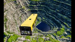 😱 Can Any Car Survive the Leap of Death into a Giant Water Pit?! 🌊💥 | BeamNG.drive screenshot 5