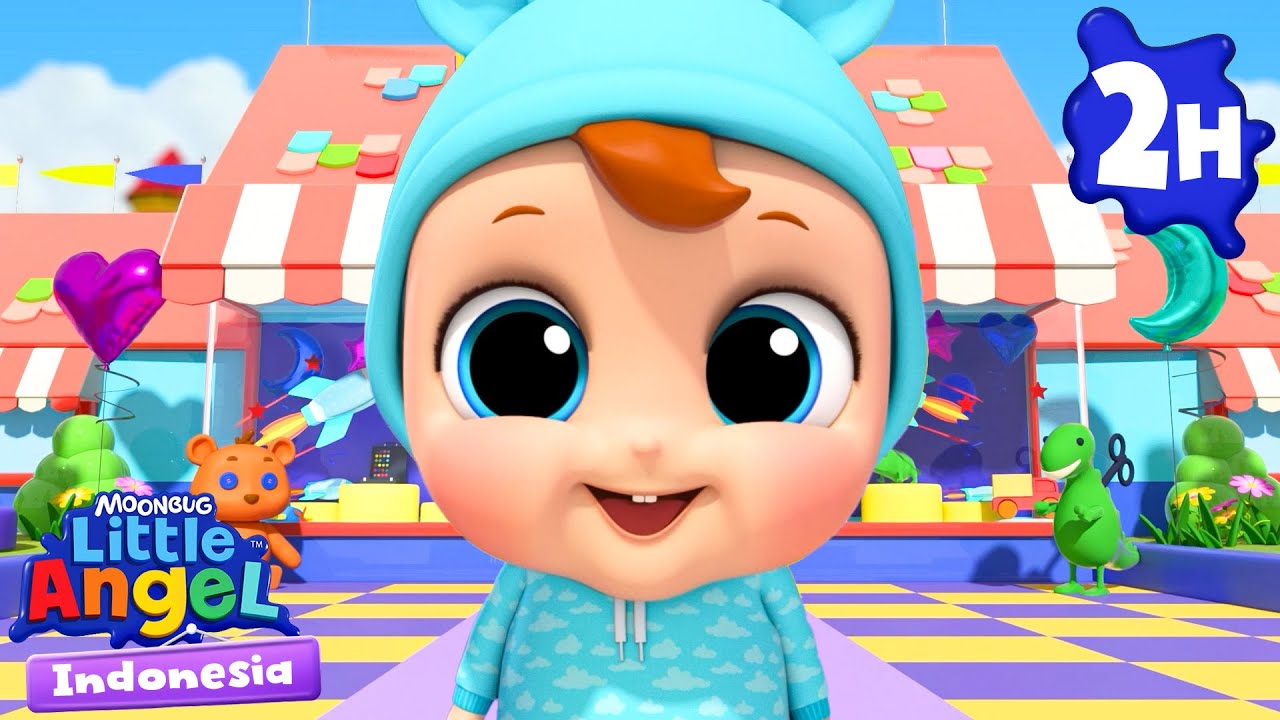 🧸Yuk Pergi ke Toko Mainan Baru!🧸 | Little Angel Bahasa Indonesia | Kartun dan Lagu Anak
