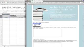 Using the SDW Text Annotation Tool