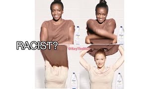 Racist Dove Commercial – Black woman turns into white woman to advertise soap