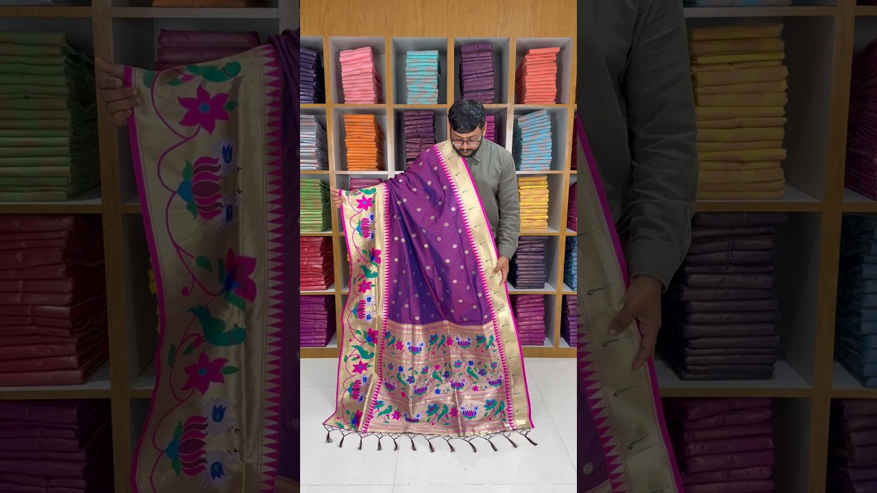 Authentic Paithani Sarees – Marathi Parampara