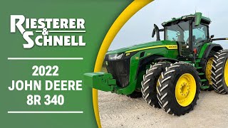 2022 John Deere 8R 340 Riesterer & Schnell Equipment Auction