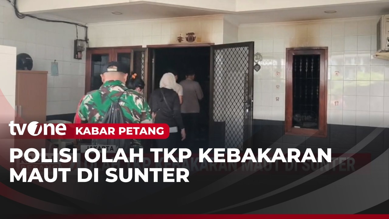 Olah TKP Kebakaran Maut di Sunter