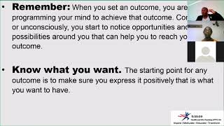 Personal Development Group Coaching Session #1