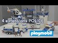 Playmobil 4 extensions police 6920 6921 6922 et 6923  dmo en franais fr