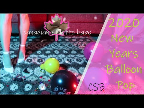 NY High Heel balloon pop