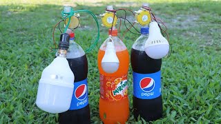 Electricity from Soft Drinks, How to . |DIY|