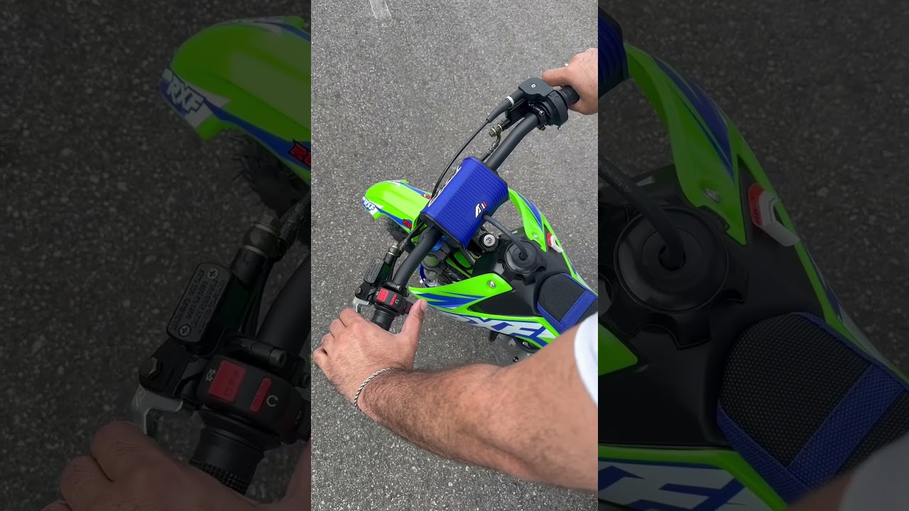 Pit bike 50cc RXF para niños 😍 La mejor minimoto para niños 👉🏾Motosapollo.com 