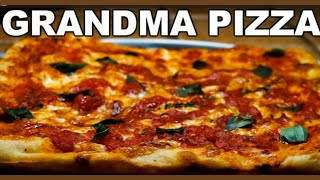 Friday Night Grandma Pizza — A Crispy, Saucy Classic from the Past
