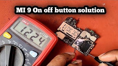 Redmi 9 (9A) power button problem | On off button problem solution