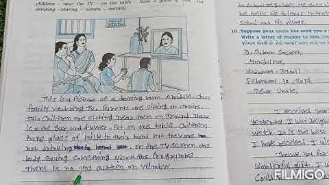 std 8 English Unit 4 swdhyay pothi question 5 to 11 by Varsha Mehta little flower school