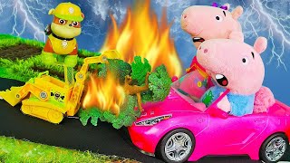 Свинка Пеппа И Джордж Попали В Грозу! Видео Про Игрушки Для Детей — Приключения Свинки Пеппа