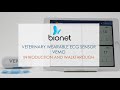 Bionet vemo veterinary wearable ecg sensor  introduction and walkthrough