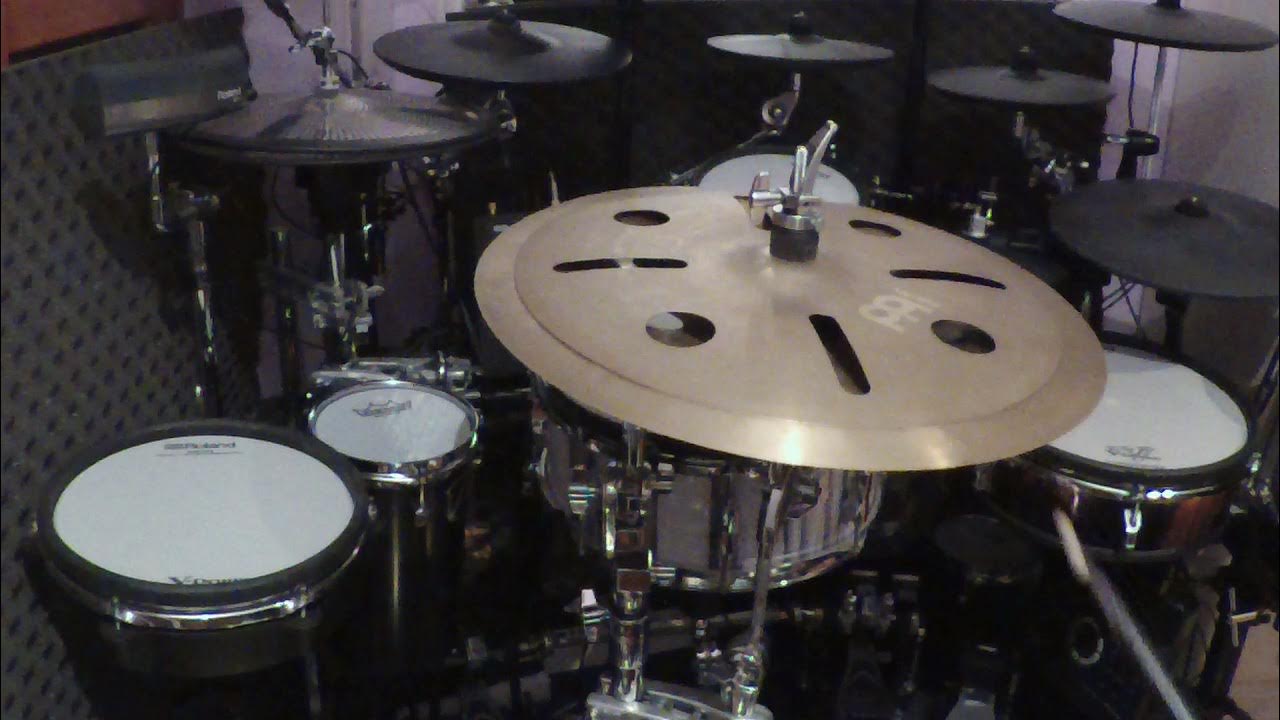 Meinl/Sabian stack Meinl Byzance crash 16" + Sabian HHX Ozone china 18" (custom) YouTube