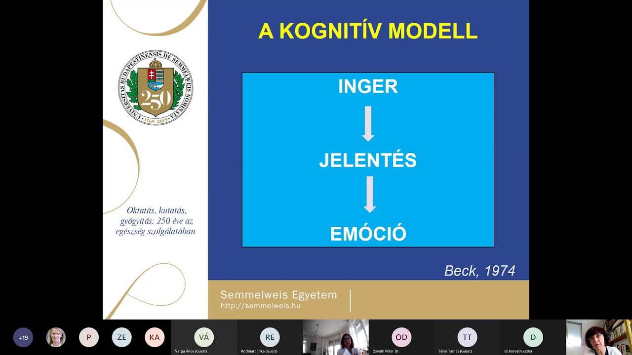 Perczel Forintos Dóra: Kognitív  - viselkedésterápia 1