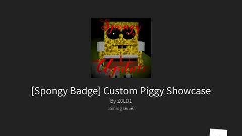 Roblox piggy costume charters how to get spongy badge and morph