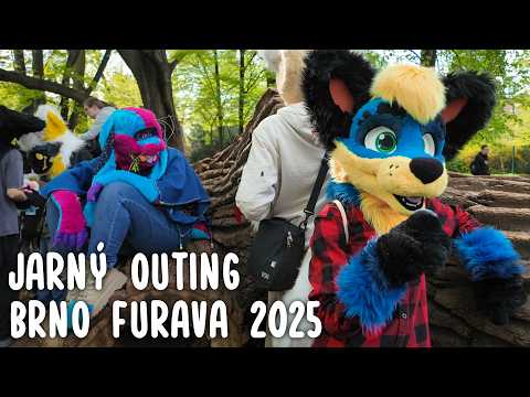 Jarný Fursuit Outing Brno Furava 2025