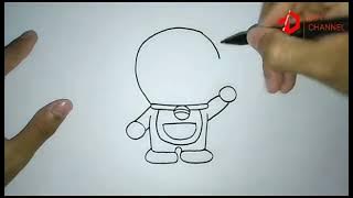 Cara Gambar Doraemon mudah part 5