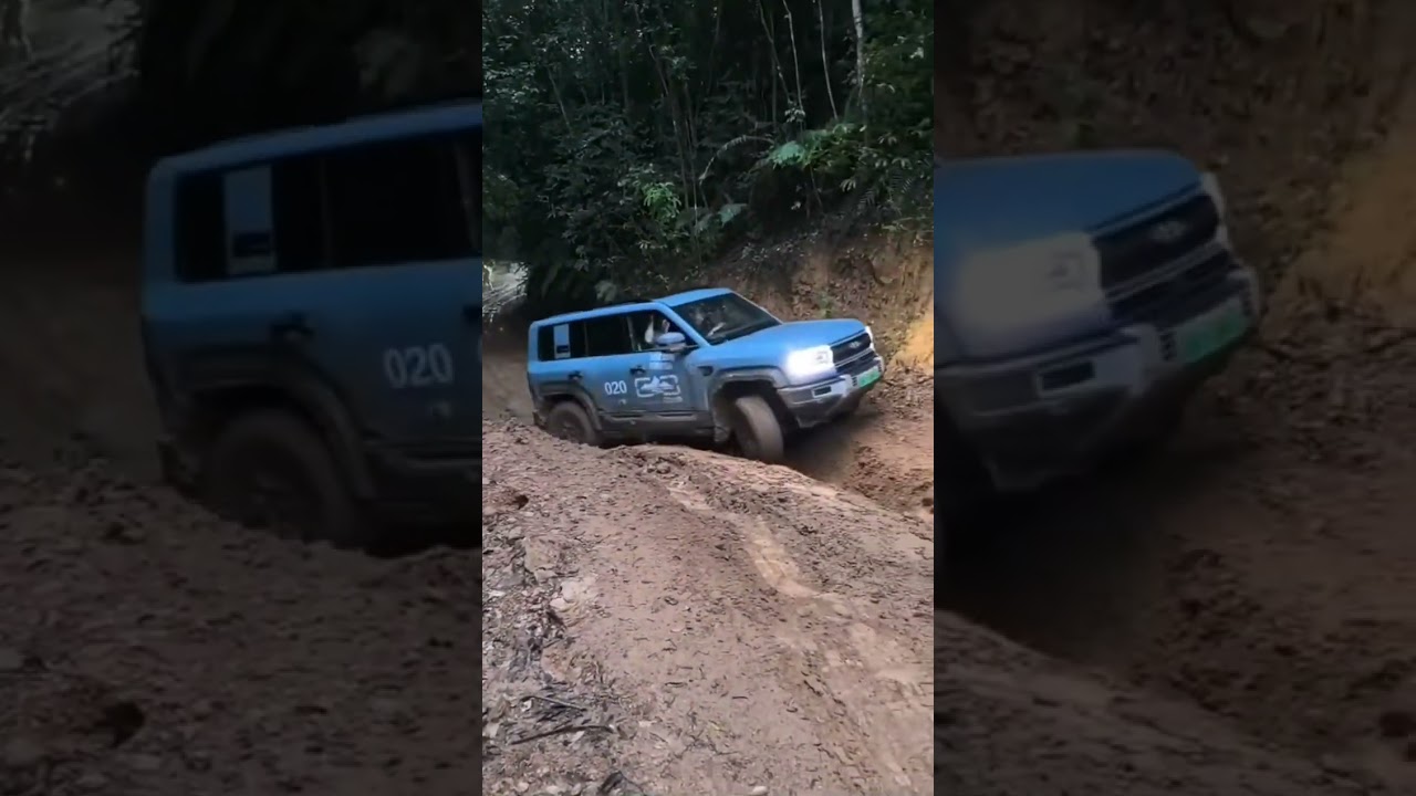 BYD Leopard 5 off road в грязи 