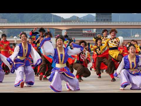 39_4K 神戸学生よさこいチーム湊 KOBE ALIVE 2017 メリケンFuture Parade