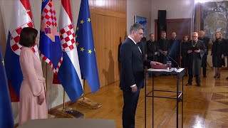 Predsjednički govor Zorana Milanovića nakon potpisivanja prisege