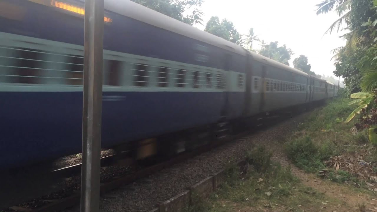 Kerala passenger train in action!