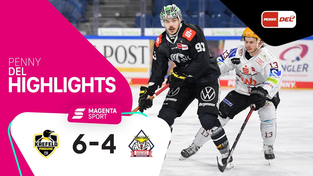 Krefeld Pinguine - Pinguins Bremerhaven | Highlights PENNY DEL 21/22
