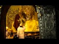 Daily Morning Ritual of Face Cleansing of Mahamuni Buddha Image in Mandalay, Myanmar