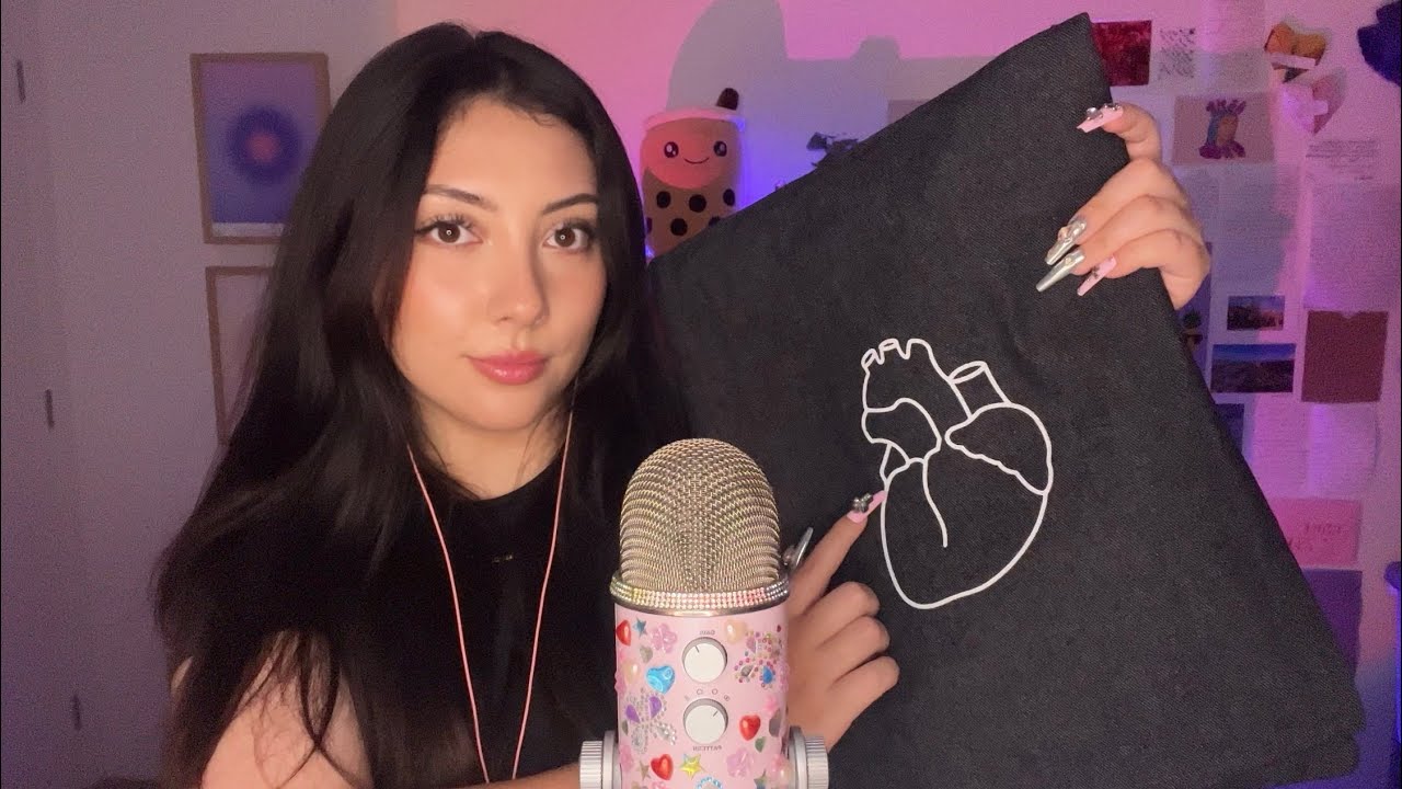 ASMR random triggers + ramble 💌 MLIU, fabric scratching, tapping, mic scratching, mic brushing