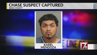 Stolen car driver arrested after chase, crash in Wake County, officials say