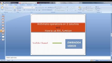 HANDLE NULL VALUES IN ORACLE USING NVL FUNCTION