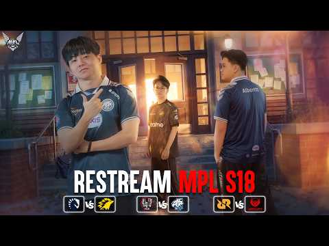 TLID VS ONIC, EVOS VS AE, RRQ VS BTR ! RESTREAM MPL S18 WEEK 3 DAY 2