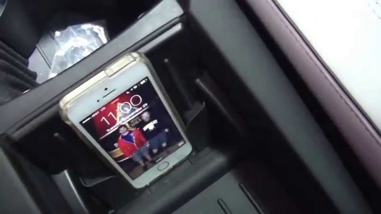 2016 Tesla Model X Cell Phone Jack Demo Detail