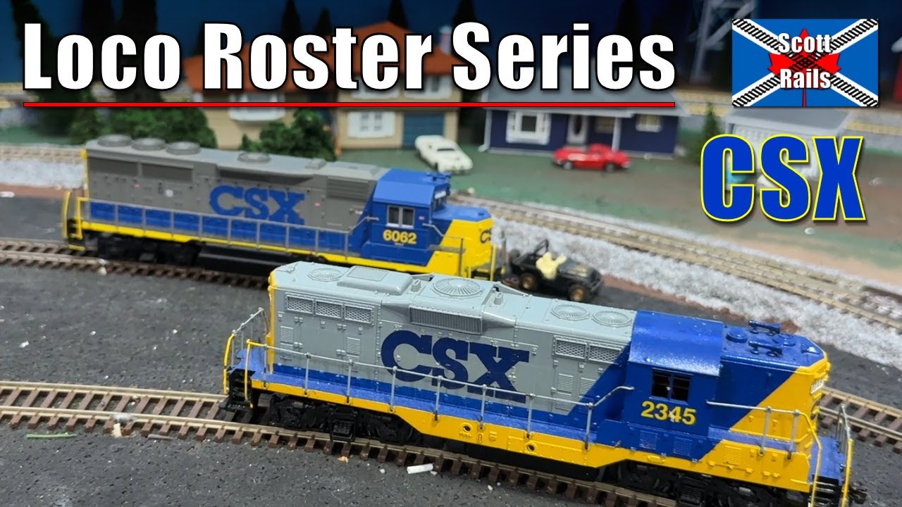 Scott Rails Loco Roster - CSX - YouTube