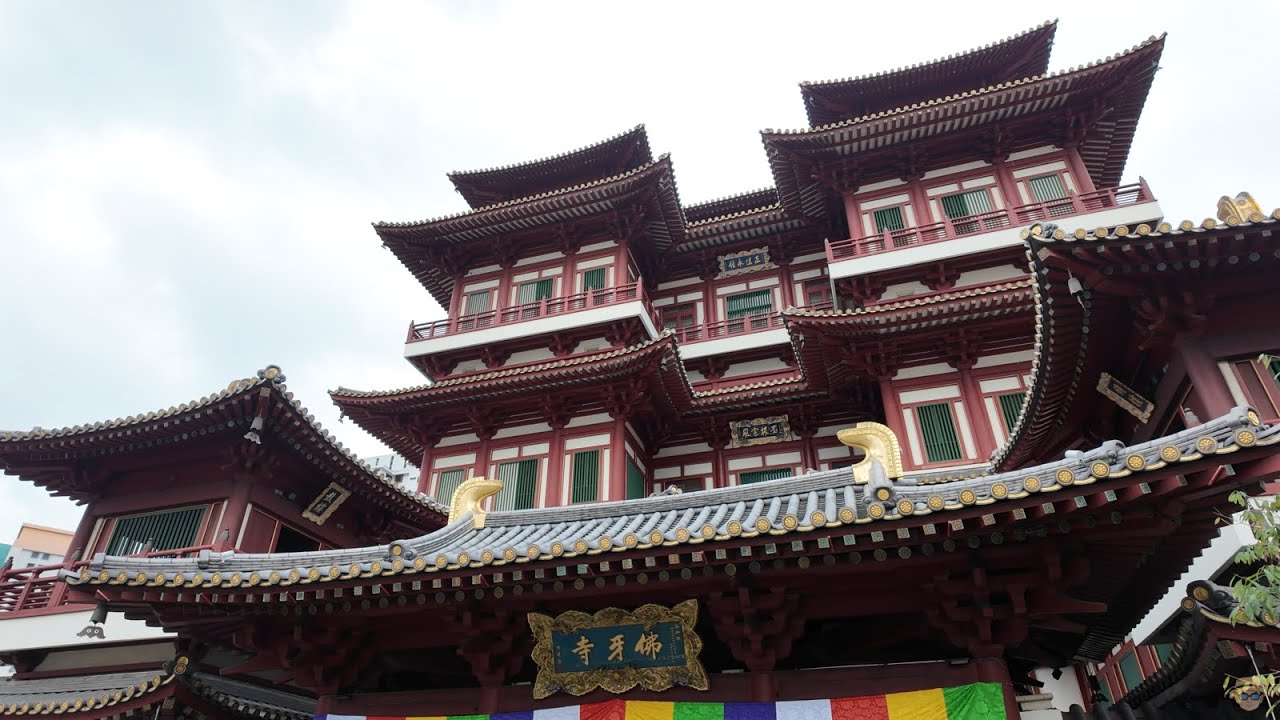 📍[4K]「佛牙寺龍華院」完整導覽｜推轉經輪祈福＋必吃素食午餐 🍜🙏