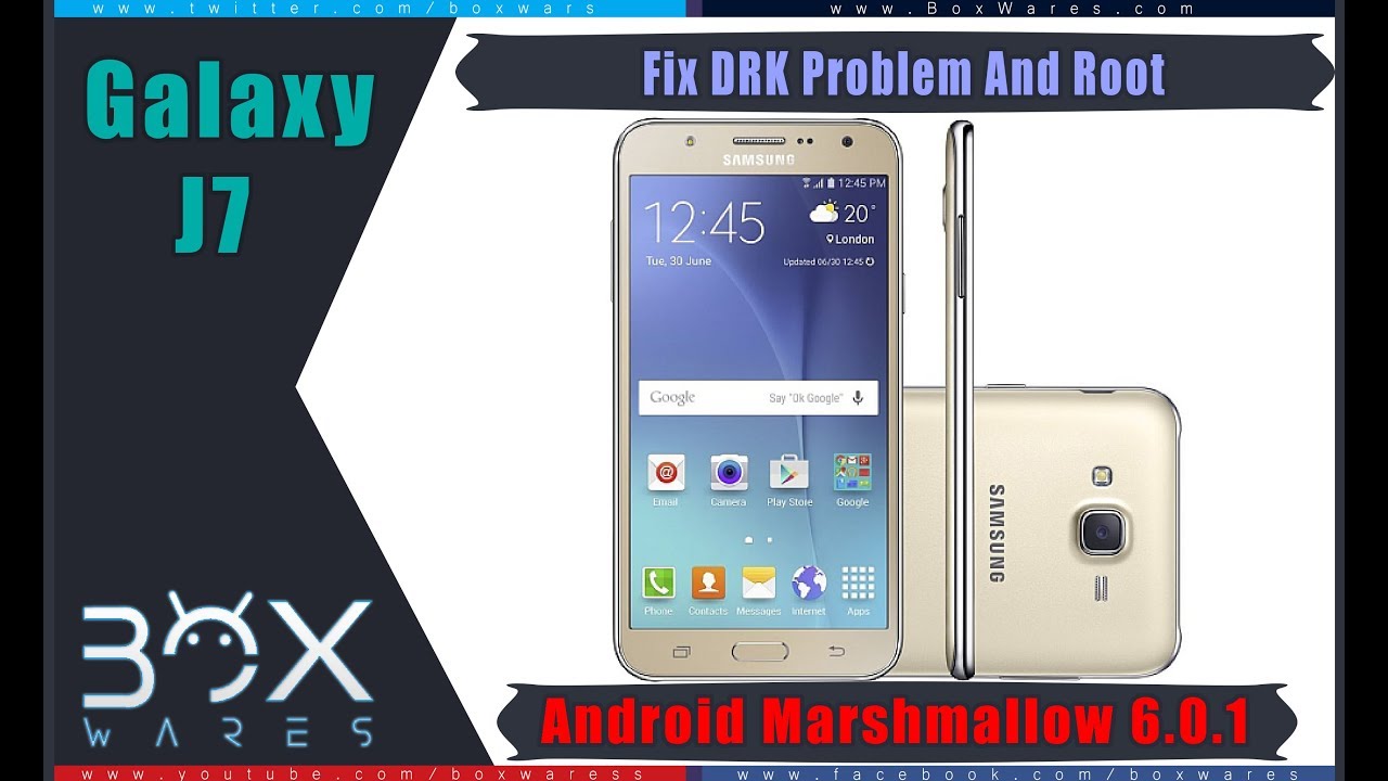 How To Fix DRK Problem And Root Galaxy J7  SM-J700H Without Boxs after new Security update