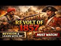 Revolt of 1857 Complete Revision | 1857 की क्रांति सम्पूर्ण नोट्स | UPSC, SSC, NDA