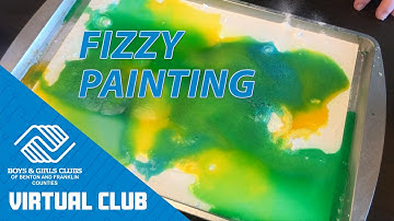 DIY STEM Project For Kids: How To Make A Fizzy Painting