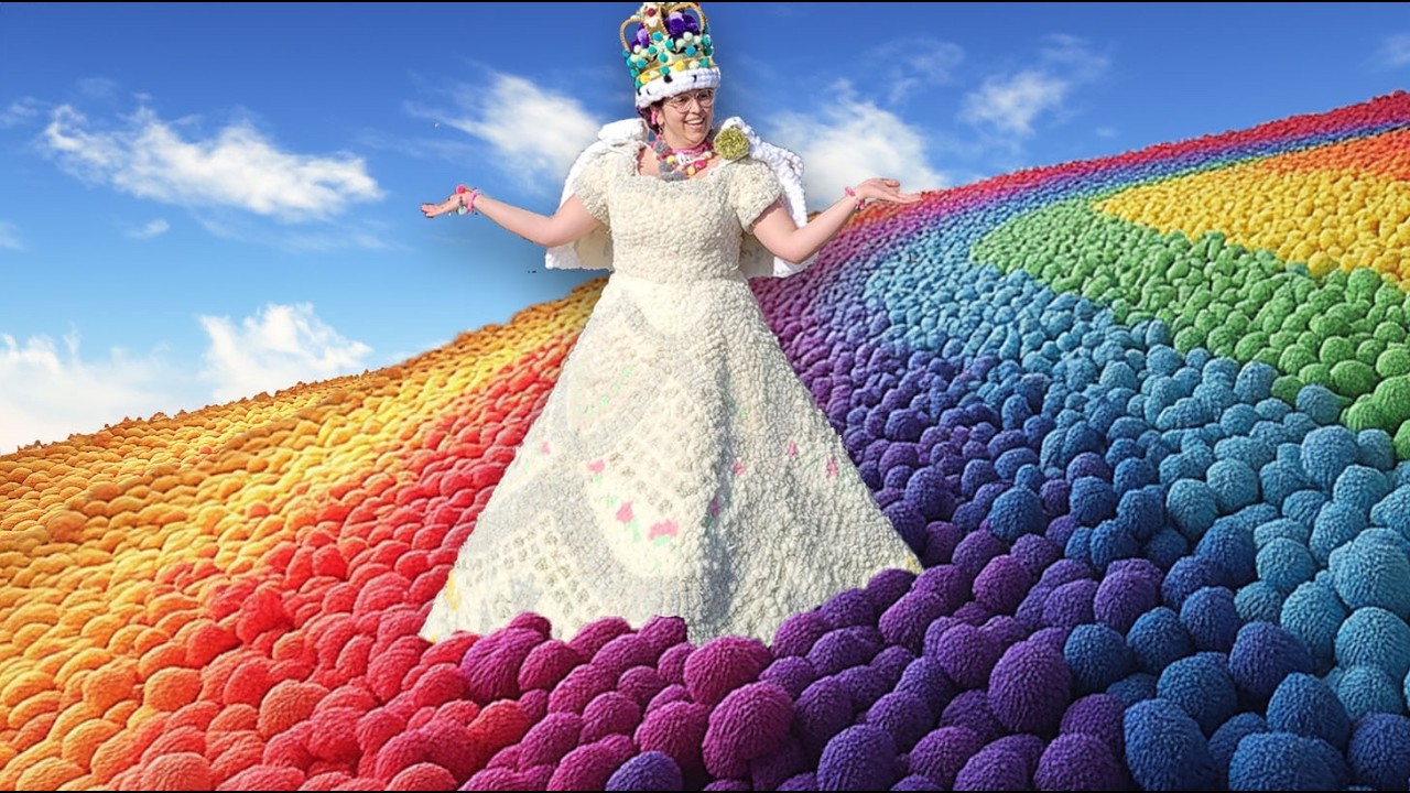 Мы привезли 100 000 помпонов в Лондон! (Или нет?)