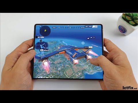 Samsung Galaxy Z Fold2 5G test game Rule of Survival Ros | Snapdragon 865+