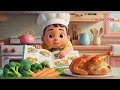 Baby chef 🧑🍳 |@Cocobunny Tv |Nursery rhymes #BabyCookSong #DinnerTimeSong #nurseryrhymes #baby