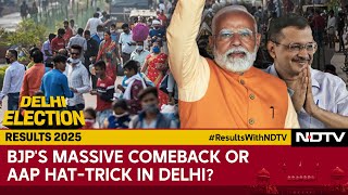 Delhi Results Today | BJP's Massive Comeback Or AAP Hat-Trick In Delhi? Counting Of Votes Soon