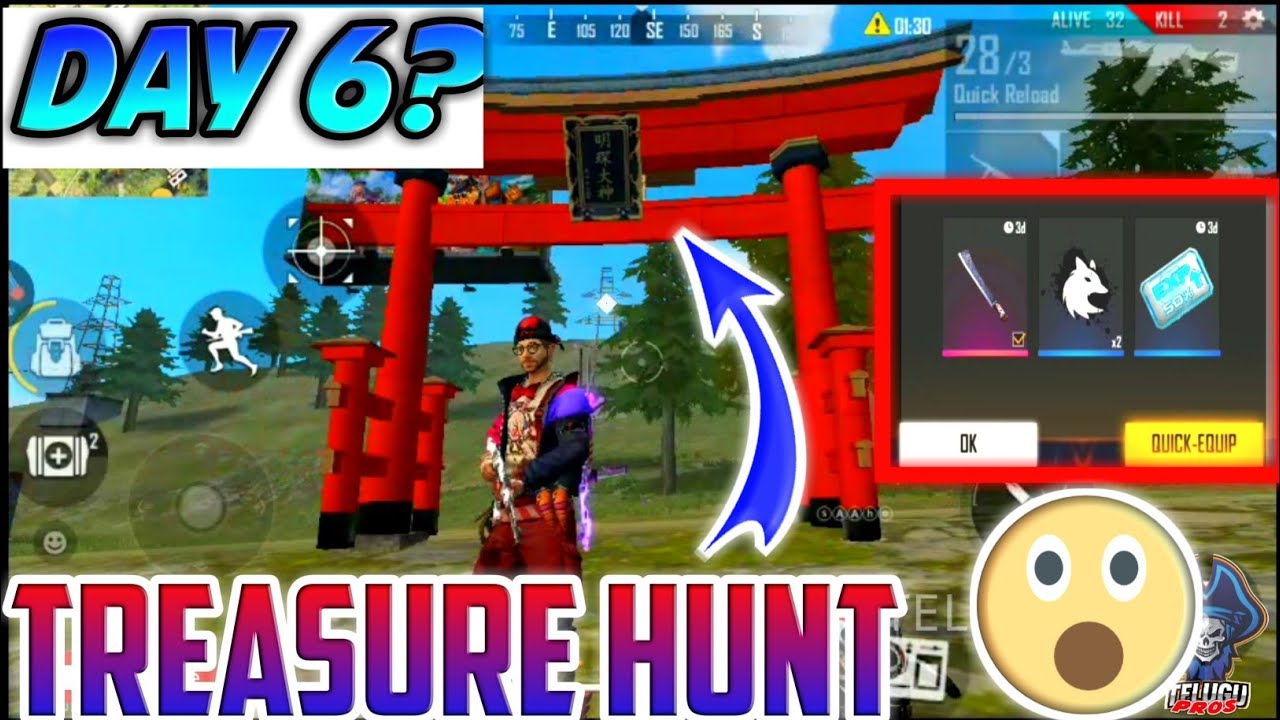 TONIGHT UPDATE DAY 6 TREASURE HUNT LOCATION FREE TREASURE BOX